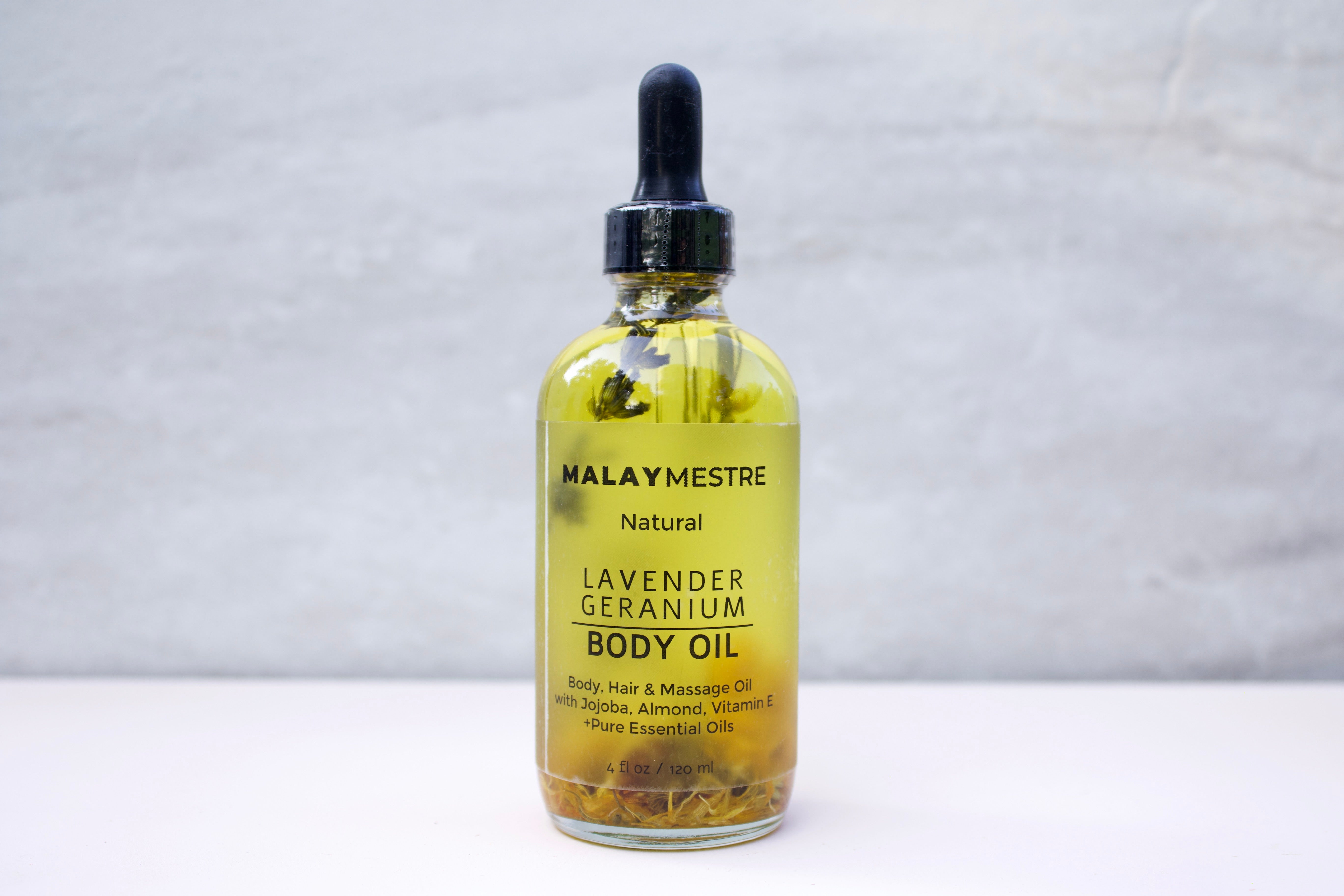 Lavender Geranium Body Oil